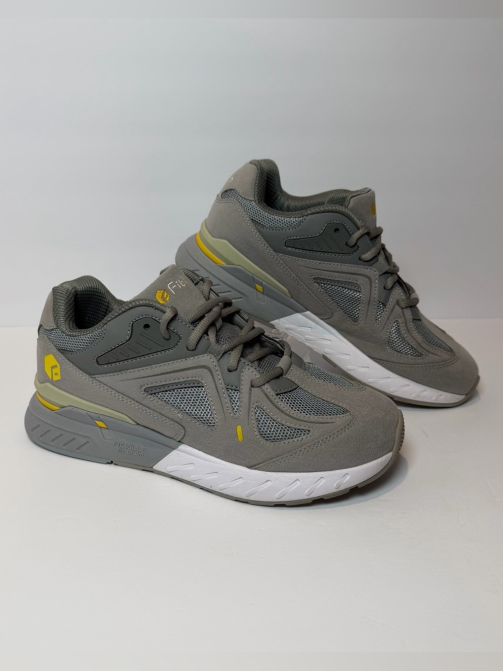 Unisex fitville ReboundCore (Men 8,Women 9.5) Gray Athletic Sneakers